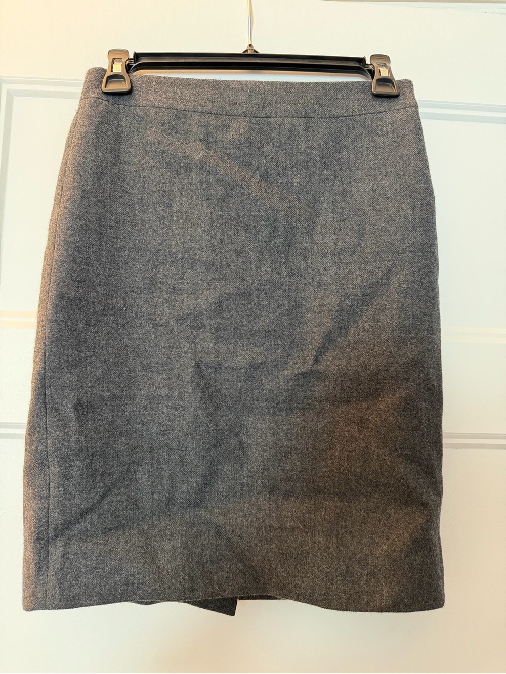 J. Crew no. 2 pencil skirt heather charcoal wool 00 Petite